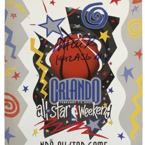 Lakers Magic Johnson "1992 ASG MVP" Signed All Star Game Program BAS #WN87434