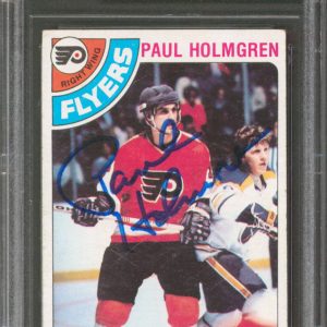 Flyers Paul Holmgren Authentic Signed 1978 Topps #234 Card BAS Slabbed