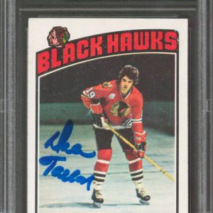 Blackhawks Dale Tallon Authentic Signed 1976 Topps #89 Card BAS Slabbed