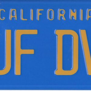 CHEECH & CHONG SIGNED LICENSE PLATE UP IN SMOKE AUTOGRAPH PROOF BECKETT COA 15