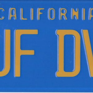 CHEECH & CHONG SIGNED LICENSE PLATE UP IN SMOKE AUTOGRAPH PROOF BECKETT COA 30