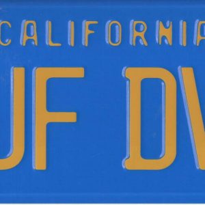 CHEECH & CHONG SIGNED LICENSE PLATE UP IN SMOKE AUTOGRAPH PROOF BECKETT COA 36