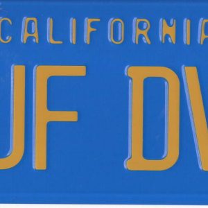 CHEECH & CHONG SIGNED LICENSE PLATE UP IN SMOKE AUTOGRAPH PROOF BECKETT COA 40