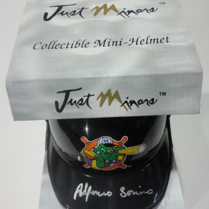 ALFONSO SORIANO NORWICH NAVIGATORS SIGNED AUTOGRAPH MINI HELMET JUST MINORS COA