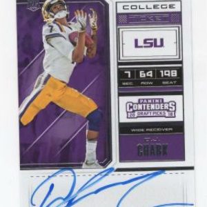 2018 PANINI CONTENDERS DRAFT PICK D.J. CHARK LSU COLLEGE TICKET AUTO JAGUARS