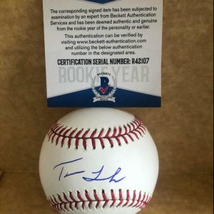 TREVOR LARNACH MINNESOTA TWINS ROOKIE YEAR SIGNED AUTO M.L. BASEBALL R42107