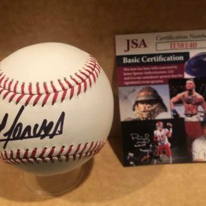 YOAN MONCADO CHICAGO WHITE SOX SIGNED AUTO M.L. BASEBALL JSA COA #1138140