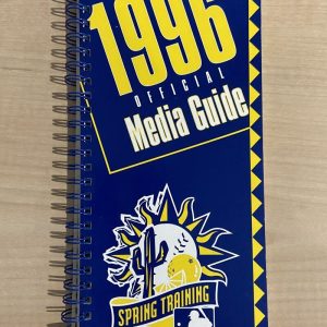 1996 SPRING TRAINING OFFICIAL MEDIA GUIDE 141 PAGES