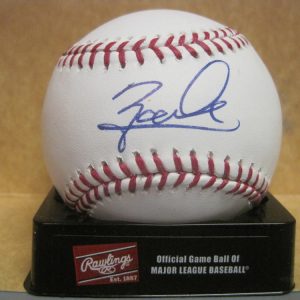 ZACK COLLINS CHICAGO WHITE SOX SIGNED AUTOGRAPHED BASEBALL W/COA