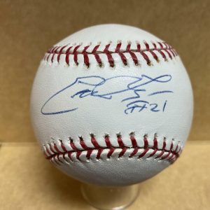 ESTEBAN LOAIZA WHITE SOX/DODGERS SIGNED AUTOGRAPHED M.L. BASEBALL W/ COA