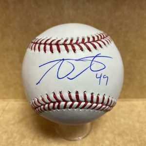 ALEC ASHER PHILLIES/ORIOLES/BREWERS SIGNED AUTOGRAPHED M.L. BASEBALL W/ COA