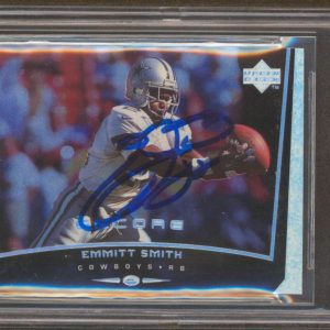 Cowboys Emmitt Smith Signed 1998 Upper Deck Encore #60 Card Auto 10! BAS Slabbed