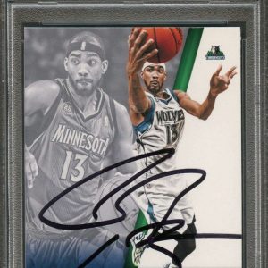 2014-15 Panini Prestige #8 Corey Brewer Signed Card AUTO PSA Slabbed Timberwolve