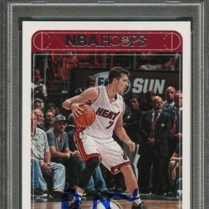 2017-18 NBA Hoops #67 Goran Dragic Signed Card AUTO 10 PSA/DNA Slabbed Heat