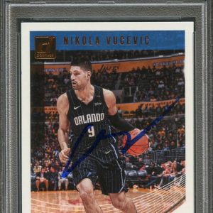 2018-19 Donruss Basketball #49 Nikola Vucevic Signed Card AUTO 10 PSA Slabbed Ma