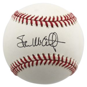Athletics Steve McCatty Authentic Signed Oal Baseball Autographed BAS