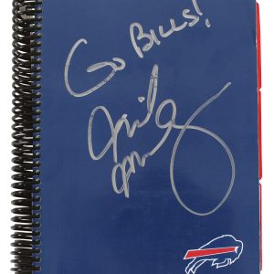Bills Mike Mularkey "Go Bills!" Authentic Signed 2004-05 Offensive Playbook BAS