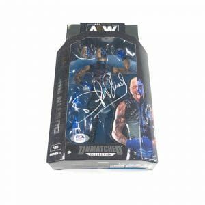 Dustin Rhodes Signed AEW Unmatched Collection Figure PSA/DNA Wrestling