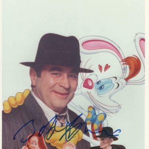 BOB HOSKINS SIGNED AUTOGRAPH 8X10 PHOTO - WHO FRAMED ROGER RABBIT, BRAZIL, HOOK