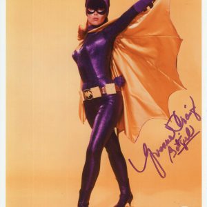 YVONNE CRAIG HAND SIGNED 8x10 COLOR PHOTO SEXY POSE AS BATGIRL JSA