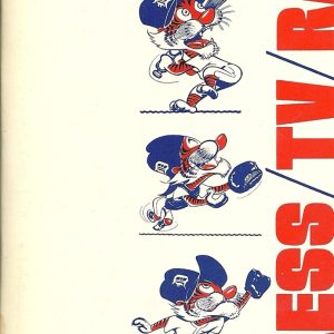 DETROIT TIGERS MLB BASEBALL 1980 MEDIA GUIDE VINTAGE GREAT COLOR AUTHENTIC RARE