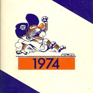 DETROIT TIGERS MLB BASEBALL 1974 MEDIA GUIDE VINTAGE GREAT COLOR AUTHENTIC RARE
