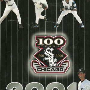 CHICAGO WHITE SOX MLB BASEBALL 2001 MEDIA GUIDE VINTAGE 100 YEAR ANNIVERSARY