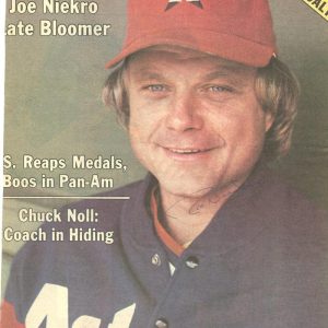 JOE NIEKRO DECEASED ASTROS SIGNED SPORT MAGAZINE COVER