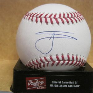 WILLIE CALHOUN LOS ANGELES DODGERS SIGNED AUTOGRAPHED BASEBALL W/COA