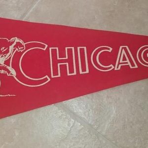 ORIGINAL 1950'S FELT VINTAGE PENNANT GREAT CONDITION OLD LOGO RARE