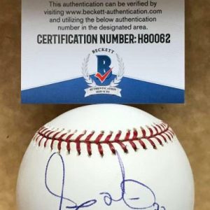 ANDY MARTE BRAVES/PIRATES DECEASED SIGNED AUTO M.L. BASEBALL BECKETT H80062