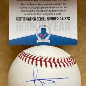 RODOLFO DURAN PHILADELPHIA PHILLIES ROOKIE YEAR SIGNED M.L. BASEBALL R41372