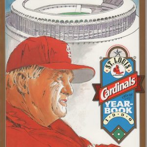 1990 ST. LOUIS CARDINALS YEARBOOK WHITEY HERZOG MANAGER MINT CONDITION