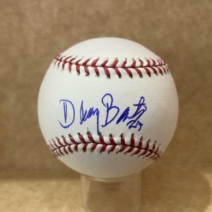 DENNY BAUTISTA ROYALS/PIRATES SIGNED AUTOGRAPHED M.L. BASEBALL W/ COA