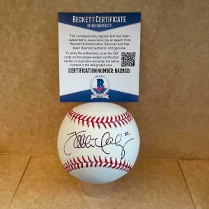 XAVIER NADY PADRES/CUBS/YANKEES SIGNED AUTOGRAPHED M.L. BASEBALL BAS BA29521