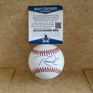 TYLER CALLIHAN CINCINNATI REDS ROOKIE YEAR SIGNED AUTO M.L. BASEBALL BAS R98158