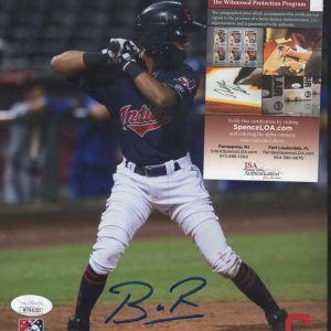 BRAYAN ROCCHIO CLEVELAND INDIANS AUTOGRAPHED SIGNED JSA WITNESS WIT851231