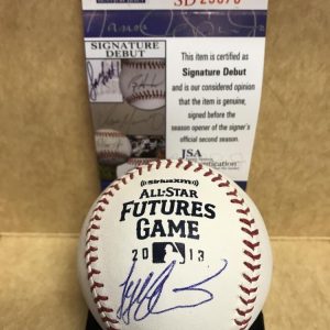 TYLER AUSTIN YANKEES SIGNED 2013 FUTURES BASEBALL SIGNATURE DEBUT JSA SD25670