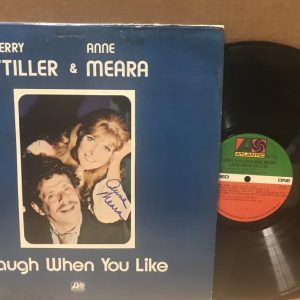ANNE MEARA DECEASED "LAUGH WHEN YOU LIKE" SIGNED VINYL LP RECORD W/COA