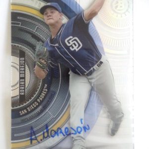 ADRIAN MOREJON 2017 BOWMAN HIGH TEK ROOKIE AUTO BHT-AM AUTOGRAPHED