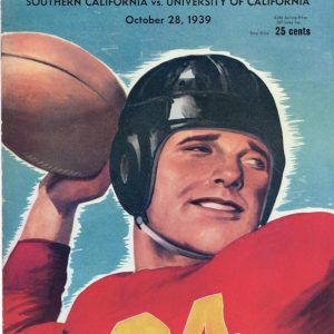 THE CALIFORNIA GRIDIRON SOUTHERN CAL VS CAL VINTAGE PROGRAM 10/28/39 MINT