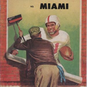 HOUSTON VS. MIAMI HURRICANES ORANGE BOWL PROGRAM 11/21/58 VINTAGE PROGRAM