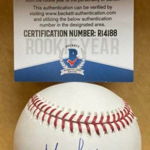 DARWINZON HERNANDEZ BOSTON RED SOX ROOKIE YEAR SIGNED M.L. BASEBALL R14188