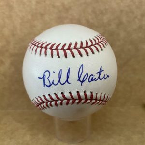 BILL CASTRO YANKEES/BREWERS SIGNED AUTOGRAPHED M.L. BASEBALL W/ COA