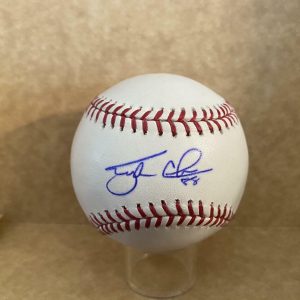 TYLER COLVIN CUBS/ROCKIES/GIANTS SIGNED AUTOGRAPHED M.L. BASEBALL W/ COA