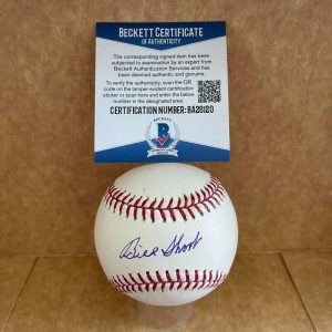 BILL SHORT YANKEES/PIRATES SIGNED AUTOGRAPHED M.L. BASEBALL BAS BA26120