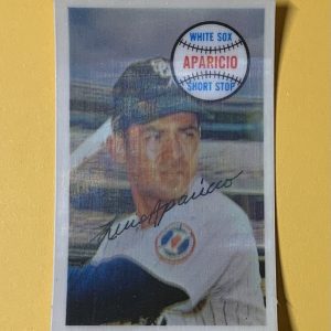 1970 KELLOGGS 3-D SUPERSTARS LUIS APARICIO #22 NO CRACKS WHITE SOX HOF