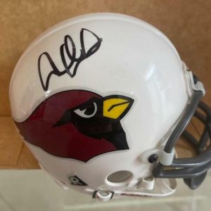 ANDRE WADSWORTH ARIZONA CARDINALS SIGNED AUTO RIDDELL MINI HELMET W/ COA