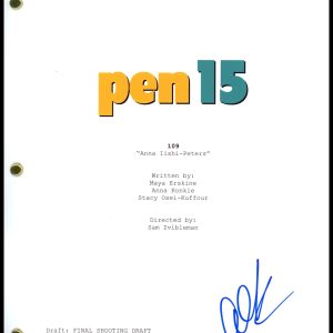 Anna Konkle "PEN15" Autograph SIGNED 'Anna Iishi-Peters' Episode Script ACOA