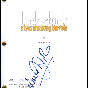 Vinnie Jones "Lock, Stock and Two Smoking Barrels" SIGNED Script Screenplay ACOA